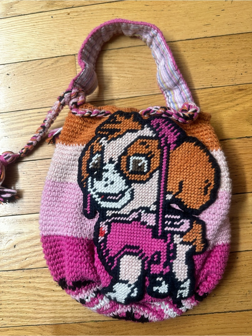 Skye Paw Patrol Handmade Crochet Bag for Kids